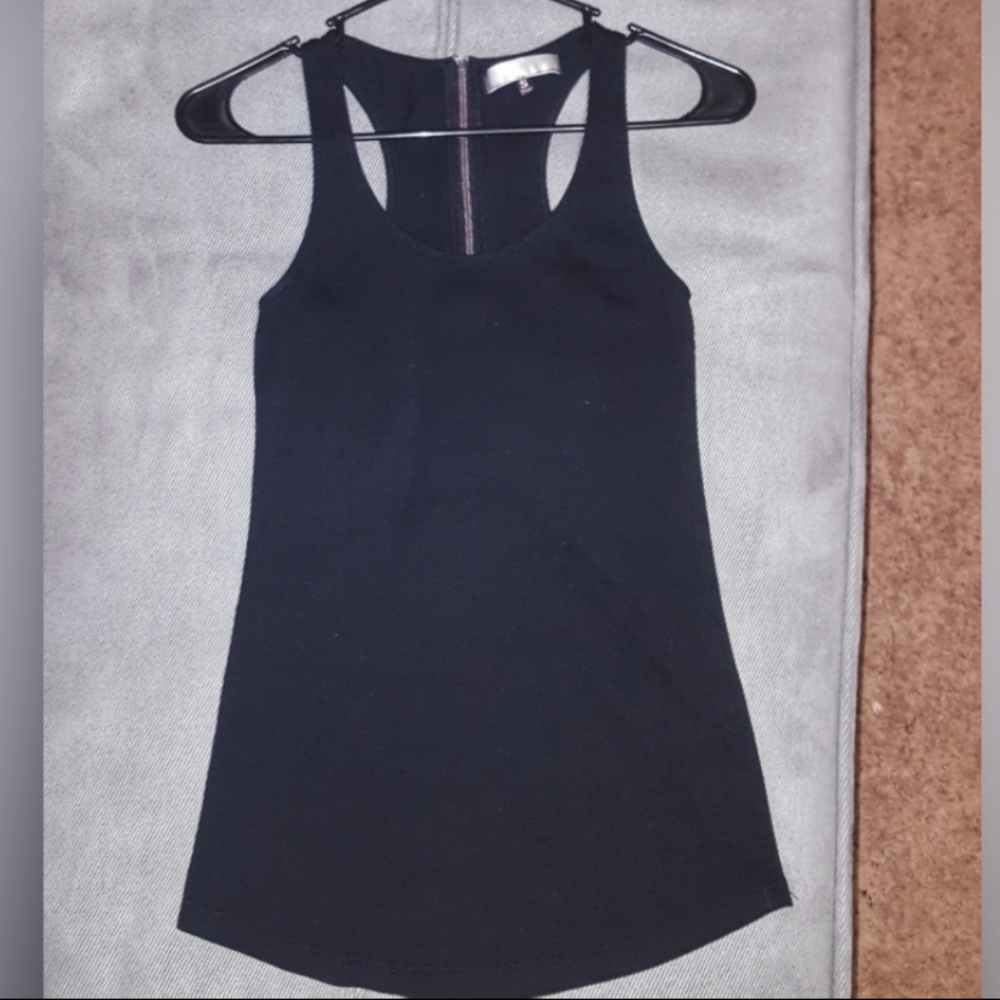 DONATED Bershka Zip Racerback Tank